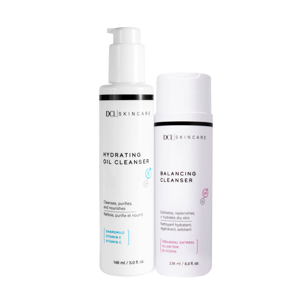 Hydrating Oil Cleanser and Balancing Cleanser Combo