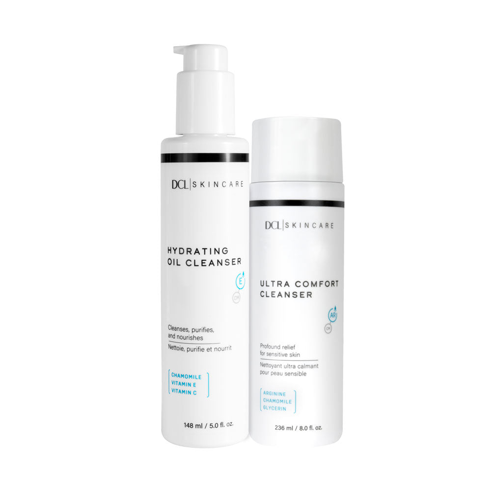 Hydrating Oil Cleanser and Ultra Comfort Cleanser Combo